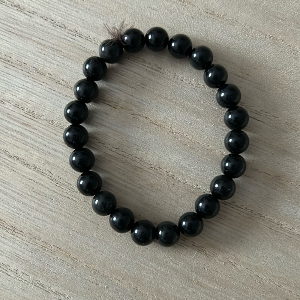 Obsidian New without tags of black obsidian bracelet